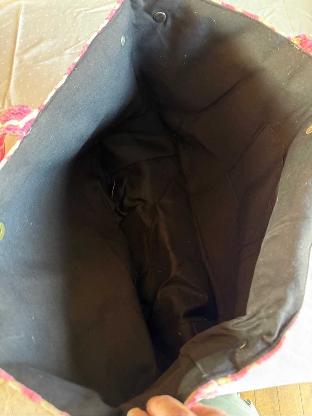 Pink Patterned Tote Bag - Picture 3 of 3